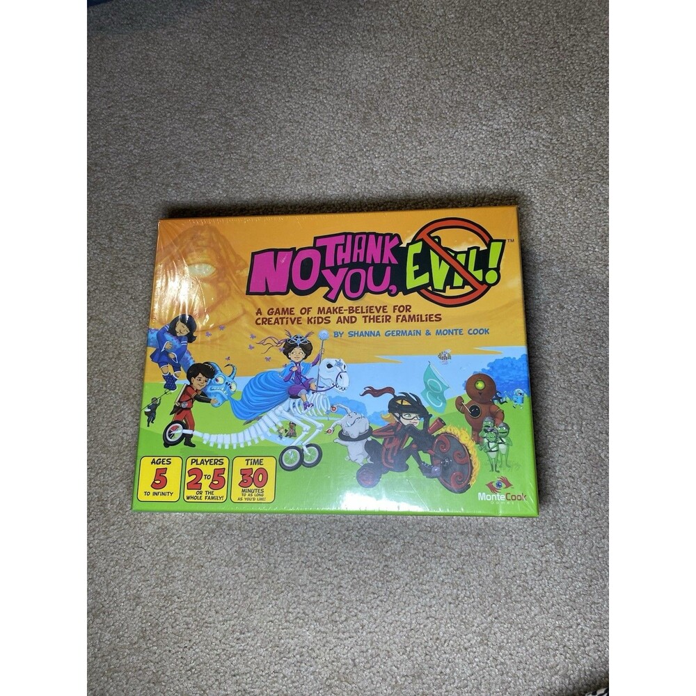 No Thank You Evil Board Game Monte Cook Games New Sealed READ Description